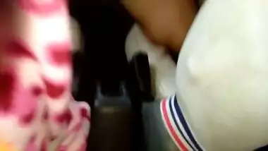 Indian Horny Milf Loves To Fuck The Gear Shift Of Her Car Outdoor