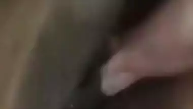 Pakistani wife fingering pussy on selfie cam