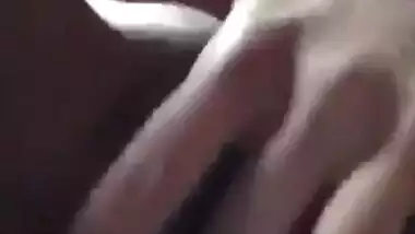 Young girl fingering hard