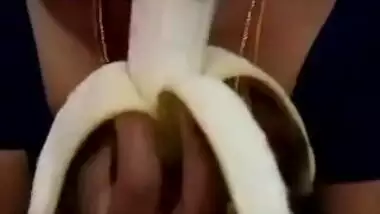 Bannana Wife Indian Aunty Blowjob