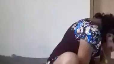 Crazy boyfriend eating pussy of GF