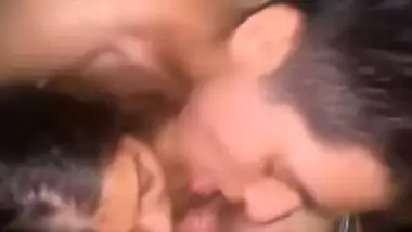 Sucking two big dicks at a time and threesome sex