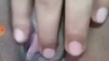 Cute Bengali girlfriend video call showing naked body