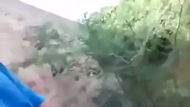 Pervert gets an outdoor blowjob from his friend