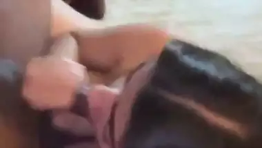 Horny Chennai girl gives a Tamil blowjob to her lover