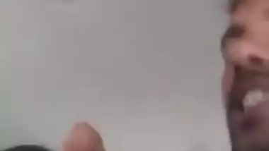 Rural desi lady kissed and boobs sucked in car