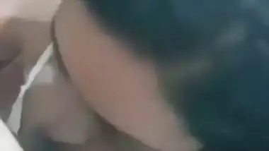 Lady strips and gives an Indian blowjob to her boss