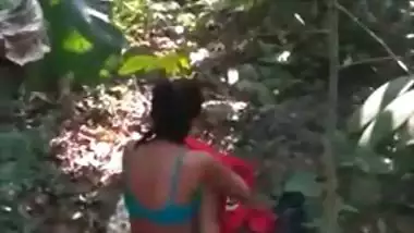 Shy indian lovers caught fucking in the outdoor by local guys