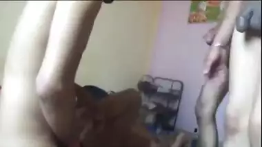 Bengali Boudi Hardcore Threesome MMS With Lusty Lovers