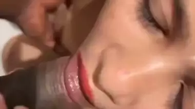 Thick dick blowjob by horny Indian sex girl