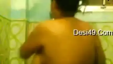 Sex goddess from India goes to shower and washes her wonderful body