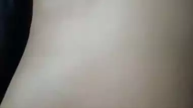 Husband pressing wife boob before sex at home viral MMS