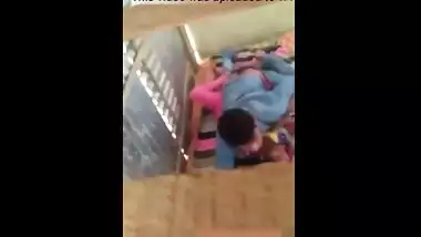 Desimms of a young couple having sex caught by a