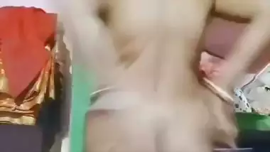 Village wife naked sexy video making for secret lover